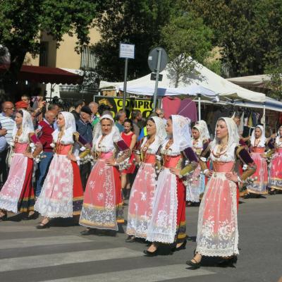 Défilé traditionnel à Sassari en Sardaigne